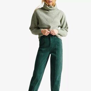 Sage Green Turtleneck Ted Baker Sweater - Size 1